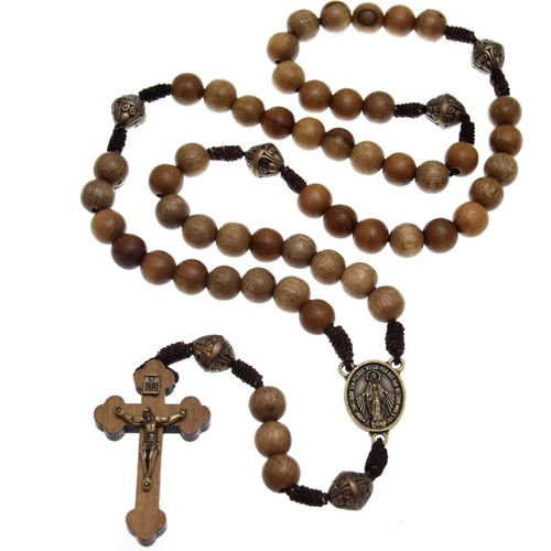 Wooden our father - father, beads