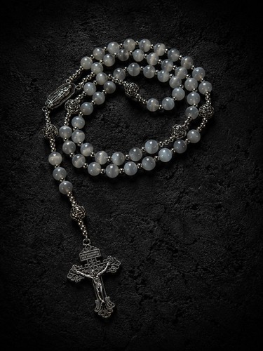 Rosary beads with cross high - rosary,
