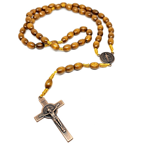 Rosary beads cross pendant - cross,
