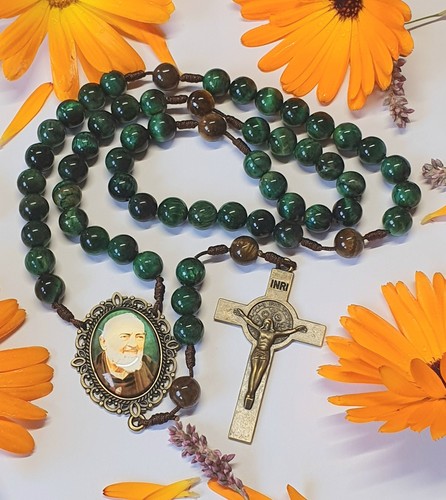 Handmade rosary beads with - rosary,