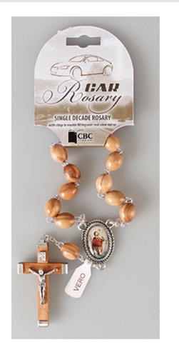 Christopher car rosary - st,