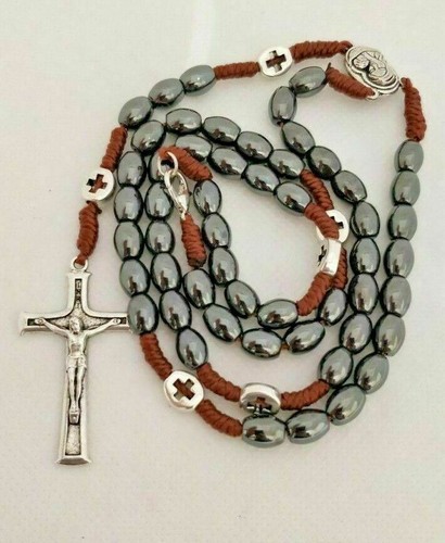 Catholic handmade hematite - handmade,