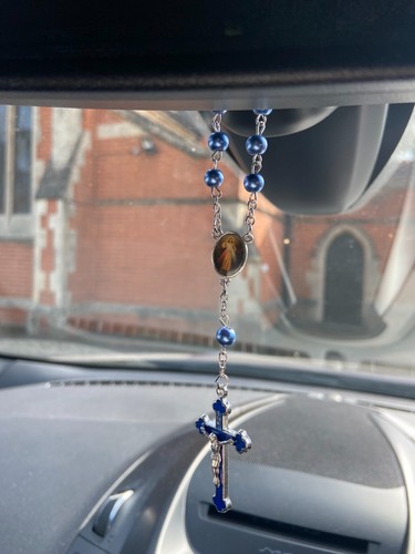 Car rosary beads - divine, mercy
