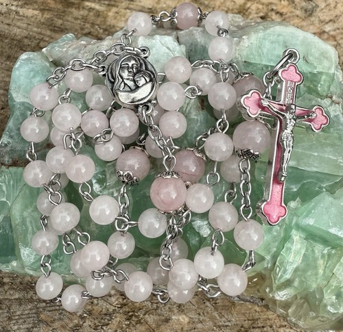 Rosary handmade natural - rosary,