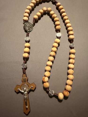 Wooden christian rosary - rosary, beads