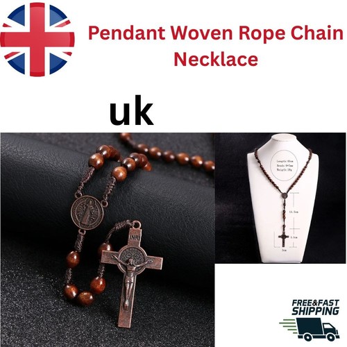 Wooden rosary cross handmade - wooden,