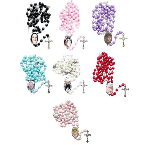 Personalised own photo rosary - personalised,
