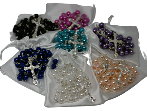 Rosary beads pearl - beads,
