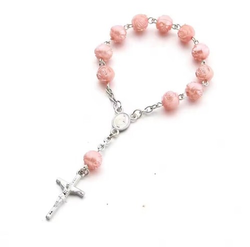 8mm small baptism rosary pearl - rosary,