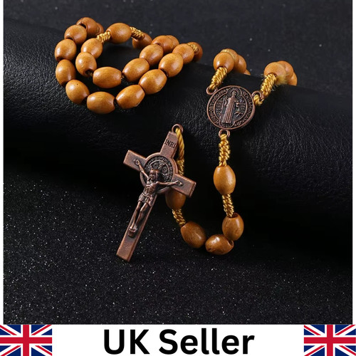 Handmade wooden rosary beads - wooden,
