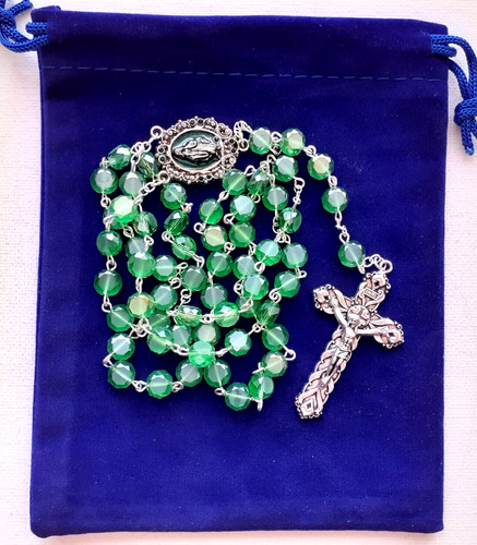 Rosary emerald crystal - rosary,