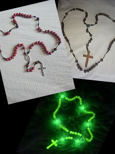 Roman catholic rosary beads - rosary,