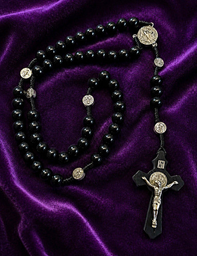 Black saint benedict - black,