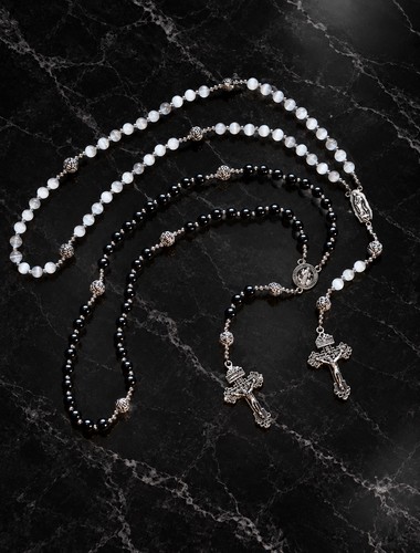 Rosary beads with cross high - rosary,