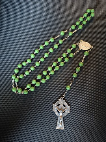 Saint patrick rosary beads - saint,