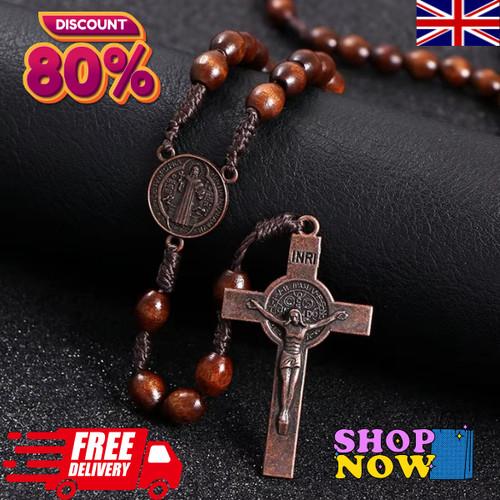 Handmade wooden beads rosary - handmade,